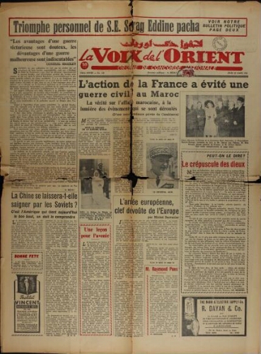 La Voix de l’Orient Vol.03 N°120 (22 mars 1951)
